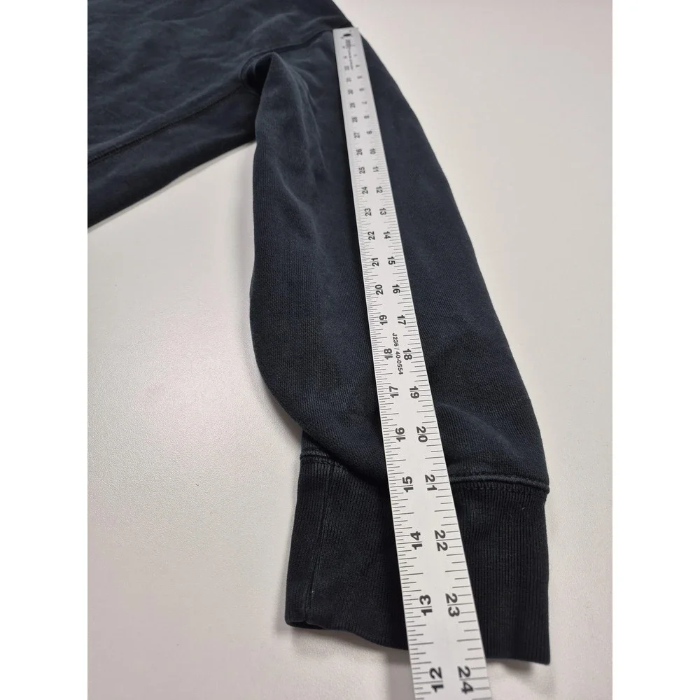 Polo Ralph Lauren Hoodie Mens M Blue Fleece Full Zip Waffle Hood Pony Logo